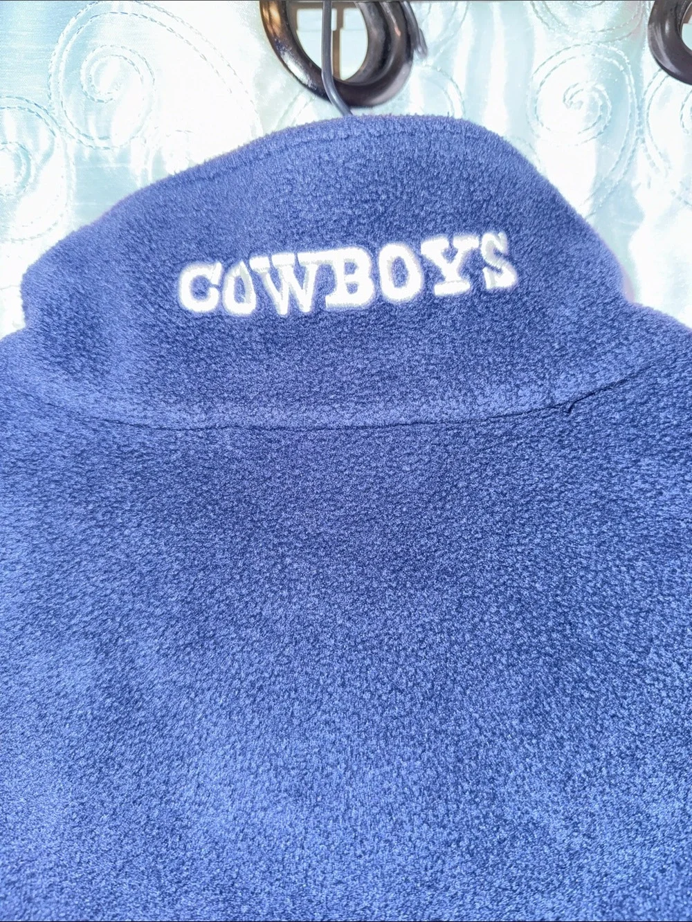 Columbia Dallas Cowboys Navy Blue Full‑Zip Fleece Jacket Men’s Size Large 🔥 G6